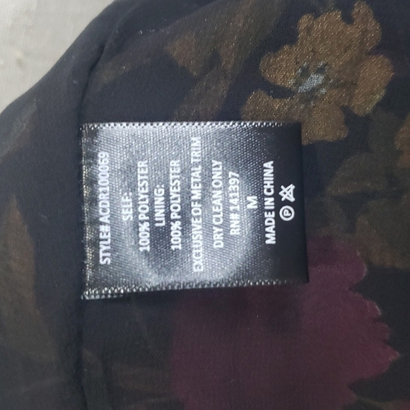 Astr Purple and Black Maxi Dress with Slit Spaghetti Straps - Picture 12 of 12